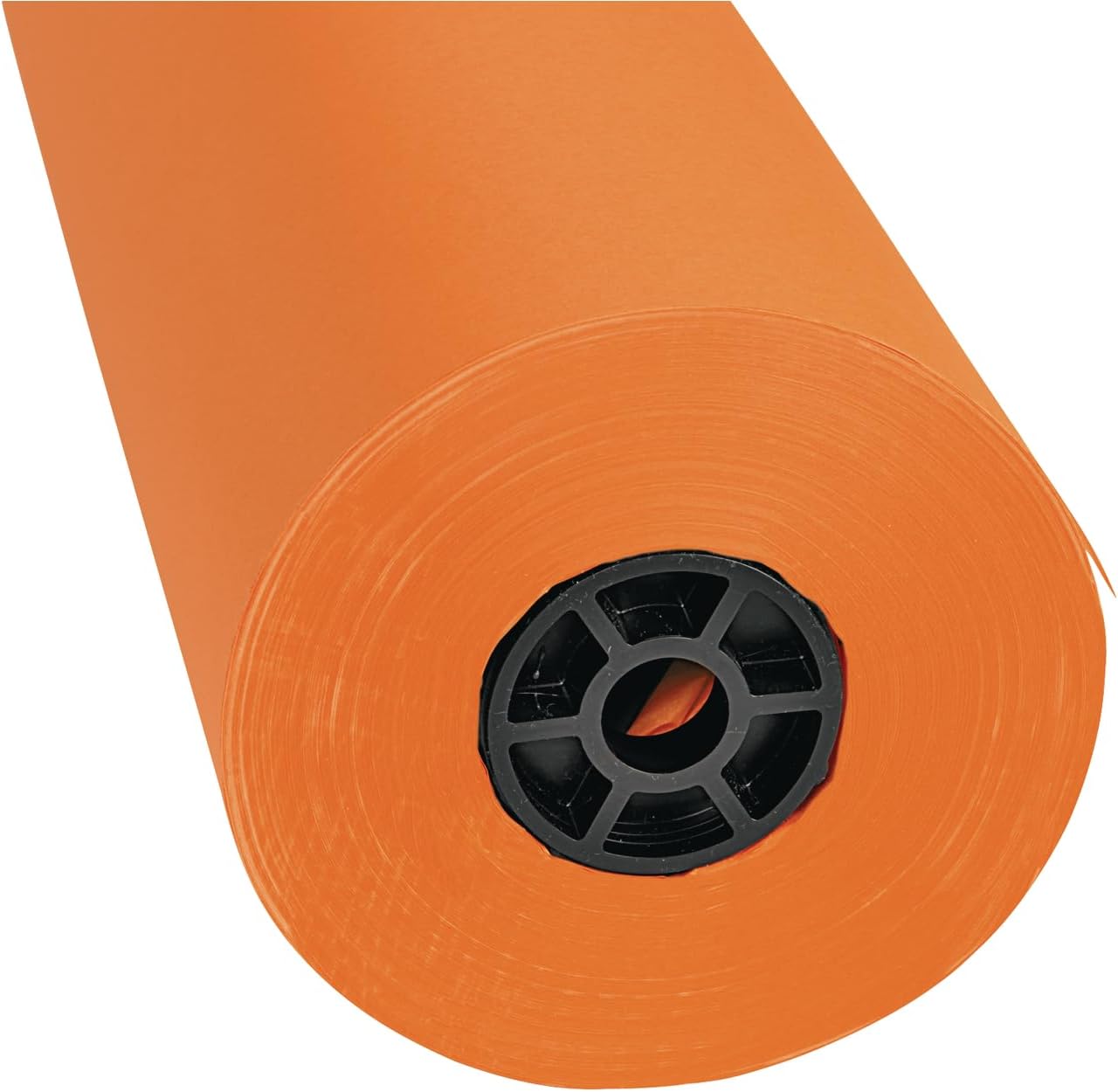 Colorations Arts and Crafts Paper Roll - Orange, Dual Surface, Finger Paints, Painting, Watercolors, Acrylic Paints, Wall Art, Bulletin Board Paper, Kids Crafts (Item # DSOR), 36" x 1000' (1 Roll)