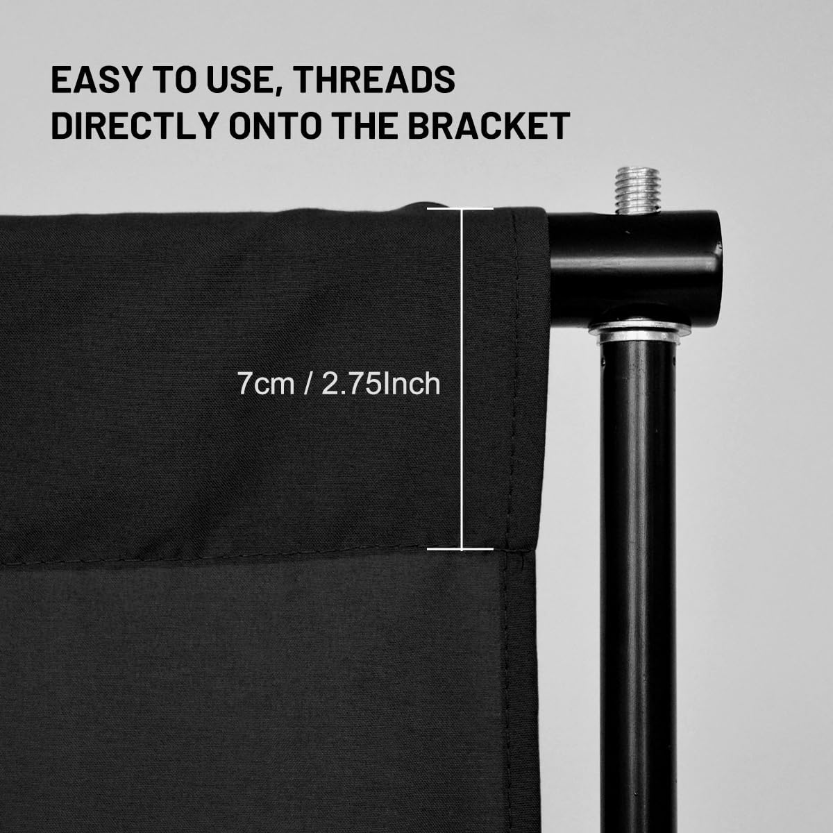 Black Backdrop Background,10 X 7 FT Large Photography Backdrop Photo Photoshoot Background Screen for Photography Photo Booth Backdrops Parties Curtain