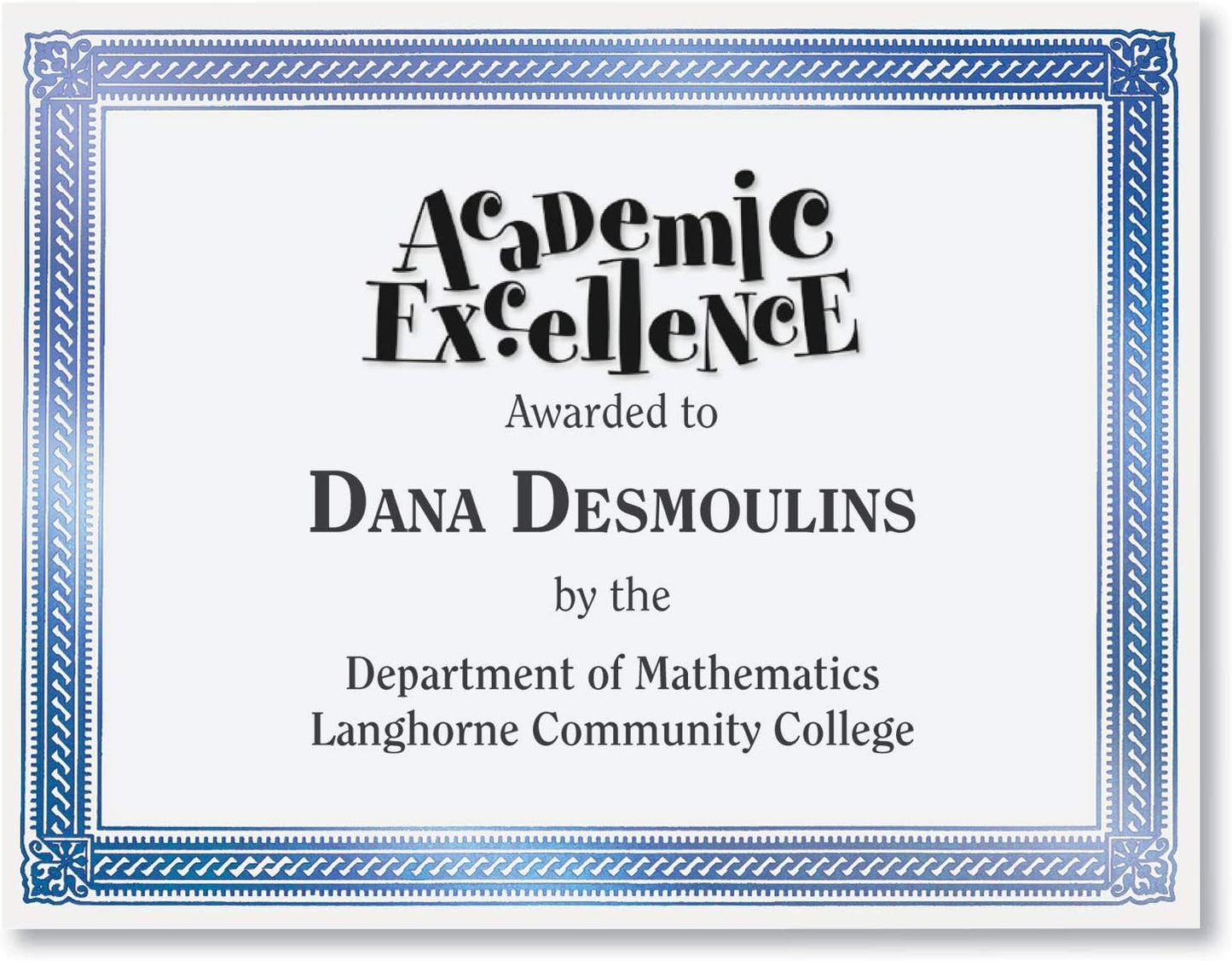 PaperDirect Blue on White Elite Specialty Certificates, 8½ x11, Foil Accents, 50 Count, Certificates And Awards Paper, For School, Work, Diplomas & Award Certificates