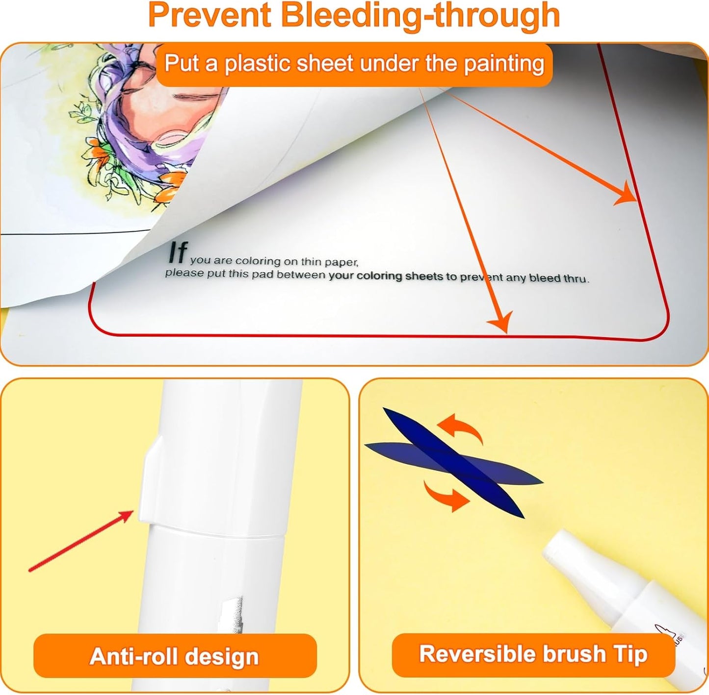 SFAIH Alcohol Markers Brush & Chisel - 121 Colors Double Tipped Art Markers for Adult Coloring Illustration, Gifts for Artist Adult - Adjustable Shoulder Strap & Faux Leather Lining & Outer Zip Pocket