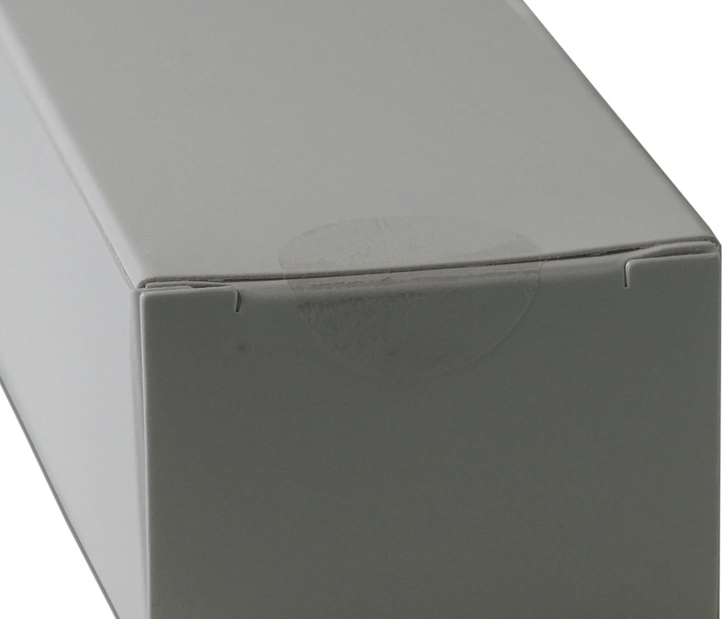 1,000 Super Gloss Clear Round Stickers (with Dispenser Box) Clear Retail Package Seals Mailing Seals Envelope Seals 1" Round Circle Wafer Stickers 1000 Per Roll (1 Roll Per Box) USA (1 Box (1000))