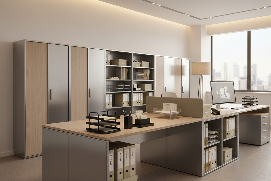 Administrative Office Efficiency With Cabinets, Desk Accessories & Workspace Organizers, and Office Storage Supplies