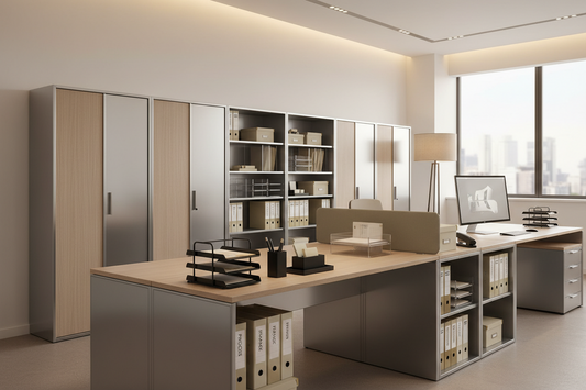Administrative Office Efficiency With Cabinets, Desk Accessories & Workspace Organizers, and Office Storage Supplies
