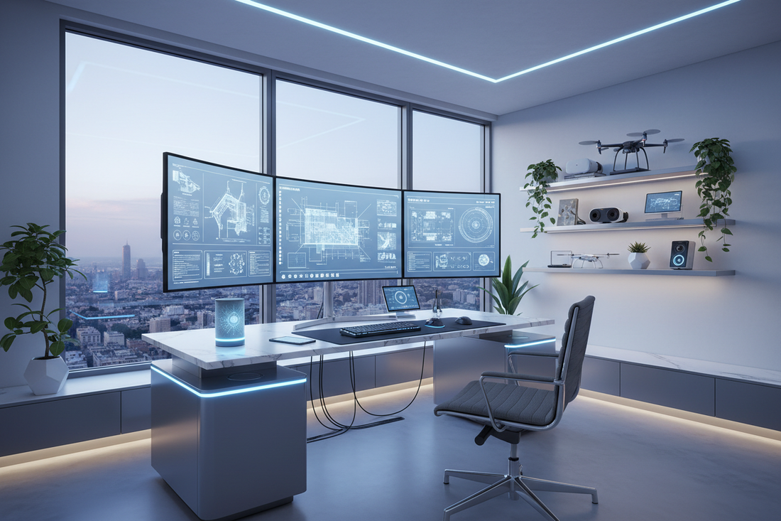 How to Create a Futuristic Home Office with the Latest Tech