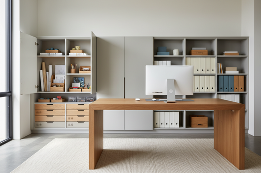 Organize Like a Pro: Using Cabinets, Stackable Storage Drawers, and Filing Products to Eliminate Office Clutter