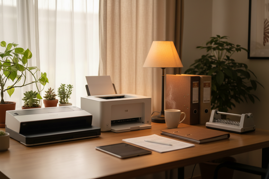 From Paper to Digital: Why Modern Offices Need Scanners, Printers & Accessories, and Binders & Binding Systems