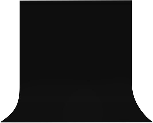 Black Backdrop Background,10 X 7 FT Large Photography Backdrop Photo Photoshoot Background Screen for Photography Photo Booth Backdrops Parties Curtain