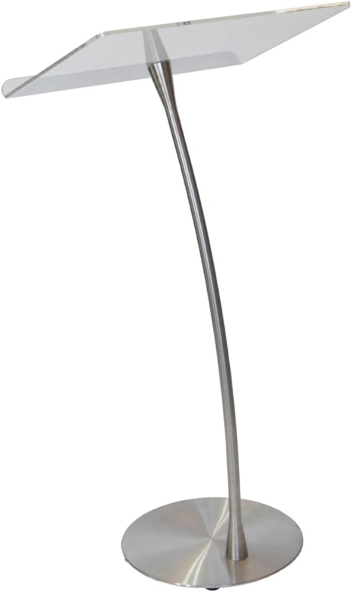 Arc 1 Stainless Steel and Acrylic Podium, Pulpit or Lectern - Kingdom by Procson