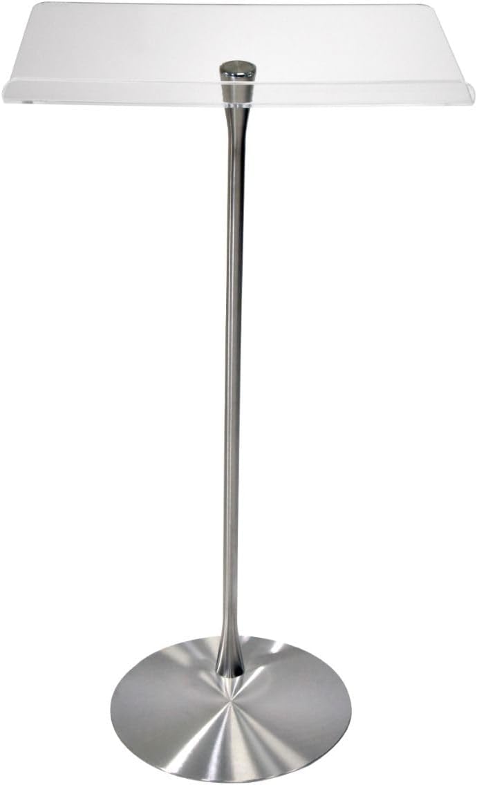 Arc 1 Stainless Steel and Acrylic Podium, Pulpit or Lectern - Kingdom by Procson