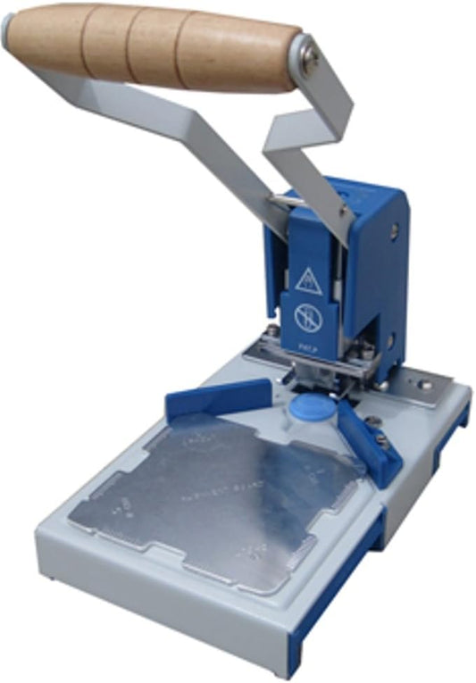 RCC-110 6-in-1 Heavy-Duty Corner Cutter Rounder, 10mm or 3/8" thick stack (about 110 sheets) of 20lb paper maximum cutting capacity, With chip tray & tool/dies storage tray