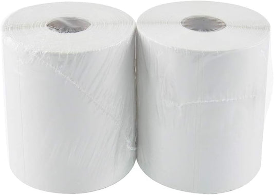 L LIKED 4"x 6" Direct Thermal Labels White Perforated Shipping Label, 250 Labels per Roll, 2 Rolls