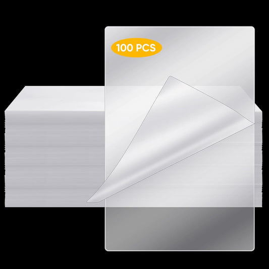 Sherr 100 Pcs 10 Mil Thermal Laminating Sheets 11 x 17 Inch Laminating Pouches 11-1/2 x 17-1/2 Inch Clear Lamination Sheets A3 Size Menu Size Hot Glossy Laminator Sleeves for Sealing