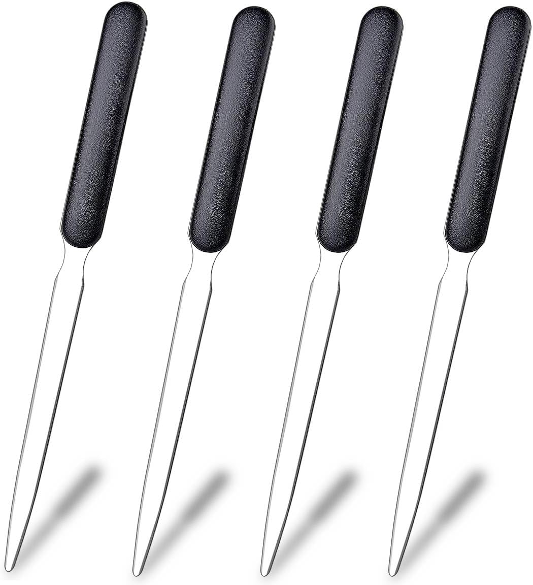4Pcs Stainless Steel Letter Opener Knife, Lightweight Mail Slitters, Office & Home Use