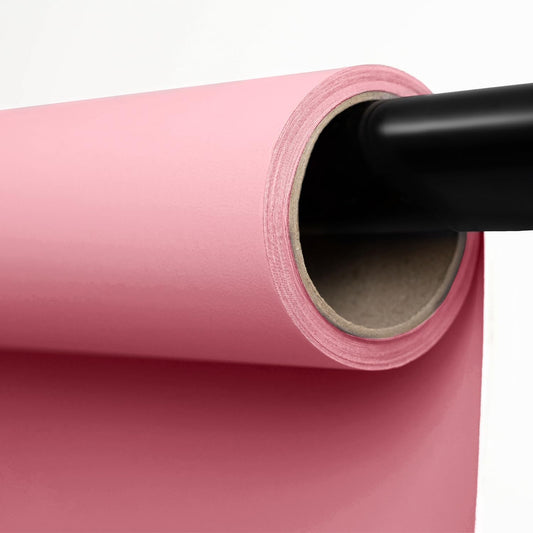 Kate Seamless Paper Backdrop for Photography Solid Pink Backdrop Paper (106.8''x32.8' Baby Pink)