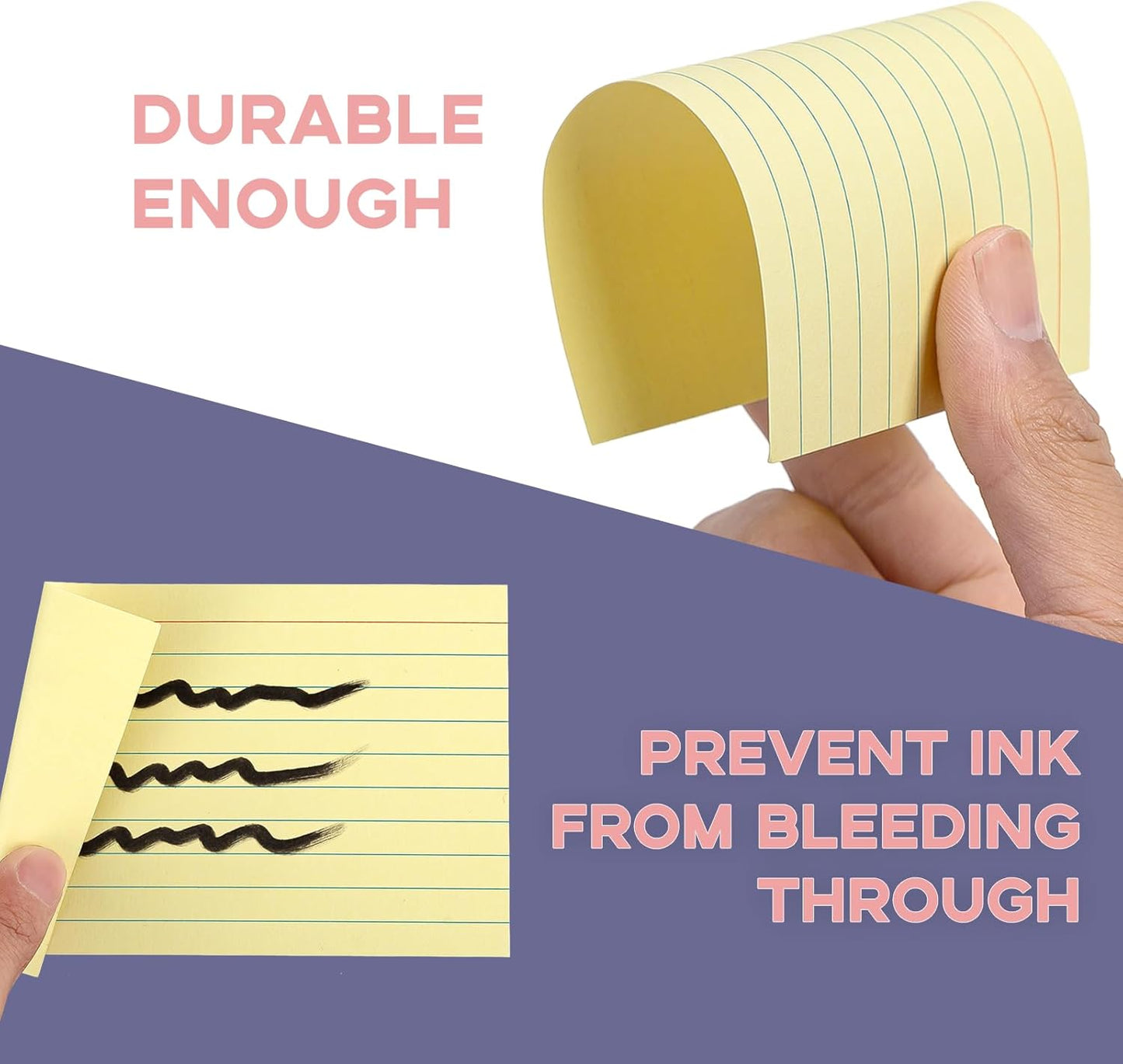 300PCS Colored Index Cards 5x8, Goefun Ruled Flashcards, 4 Color Notecards for Studying, Recipes, Memo Cards, Office Supply, DIY, Presentation