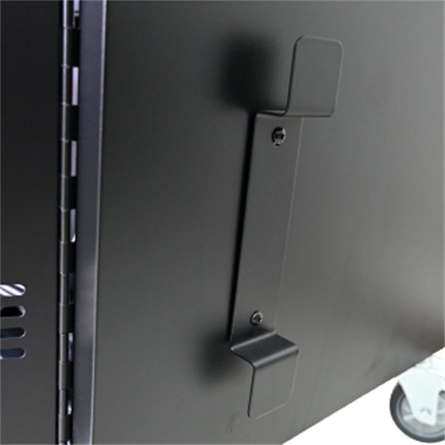 32 Plastic Device Lockable Charging Cart Holds Up to 14" with 6 5-Device Storage Compartment Tablet Laptop for Mobile Charging Storage Trolley with Cable Management Dividers Cable Clips Black