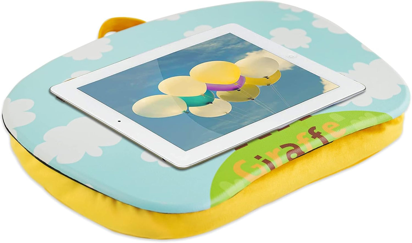 Pets Lap Desk - Lapdesk Fits up to 11.6 Inch laptops - Drawing Table and Craft Desk (1-Giraffe)