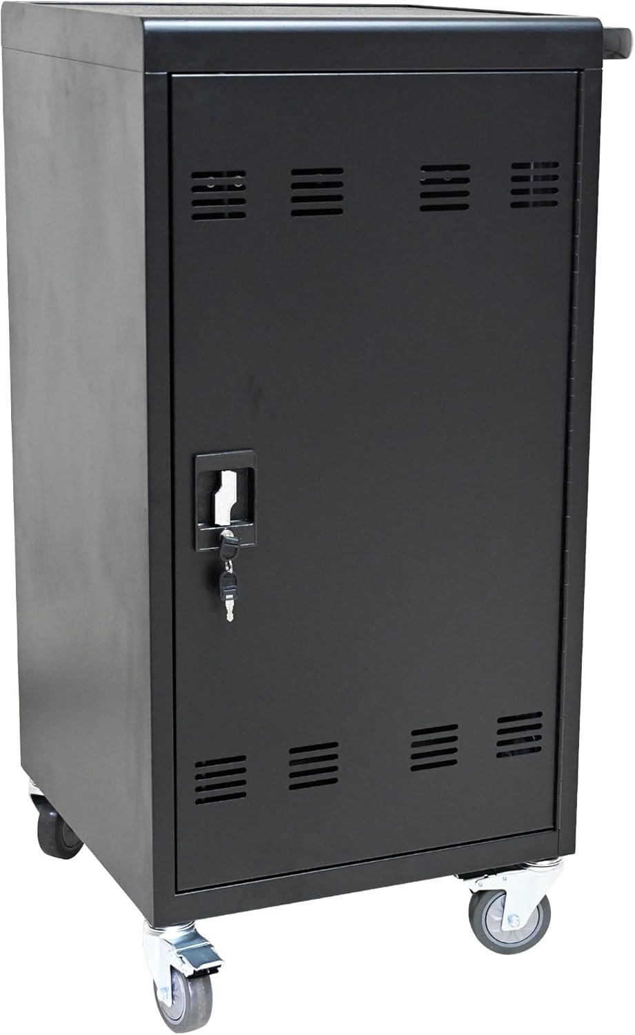 45 Device Mobile Charging Station for Laptops/Tablets/iPads/Chromebooks,45 Bay Lockable Charging Cabinet with Cable Management & Power Strip Included, Laptop & Tablet Storage Carts,Easy Assembly