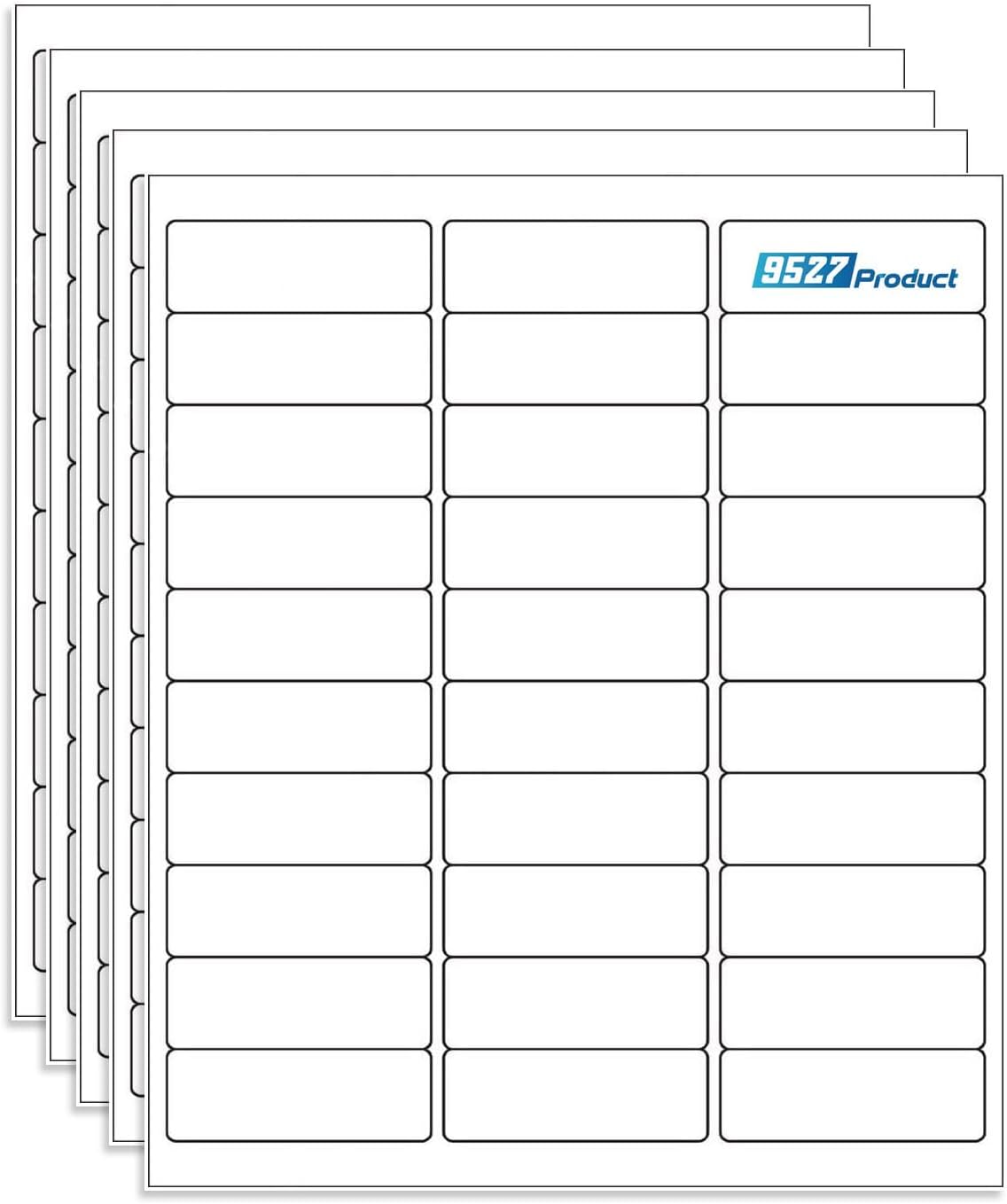 9527 Product 30 up 1 x 2-5/8 Sticker Labels Shipping Address Labels 1000 Sheets SKU Labels for Laser/Ink Jet Printer,Total 30000 Labels