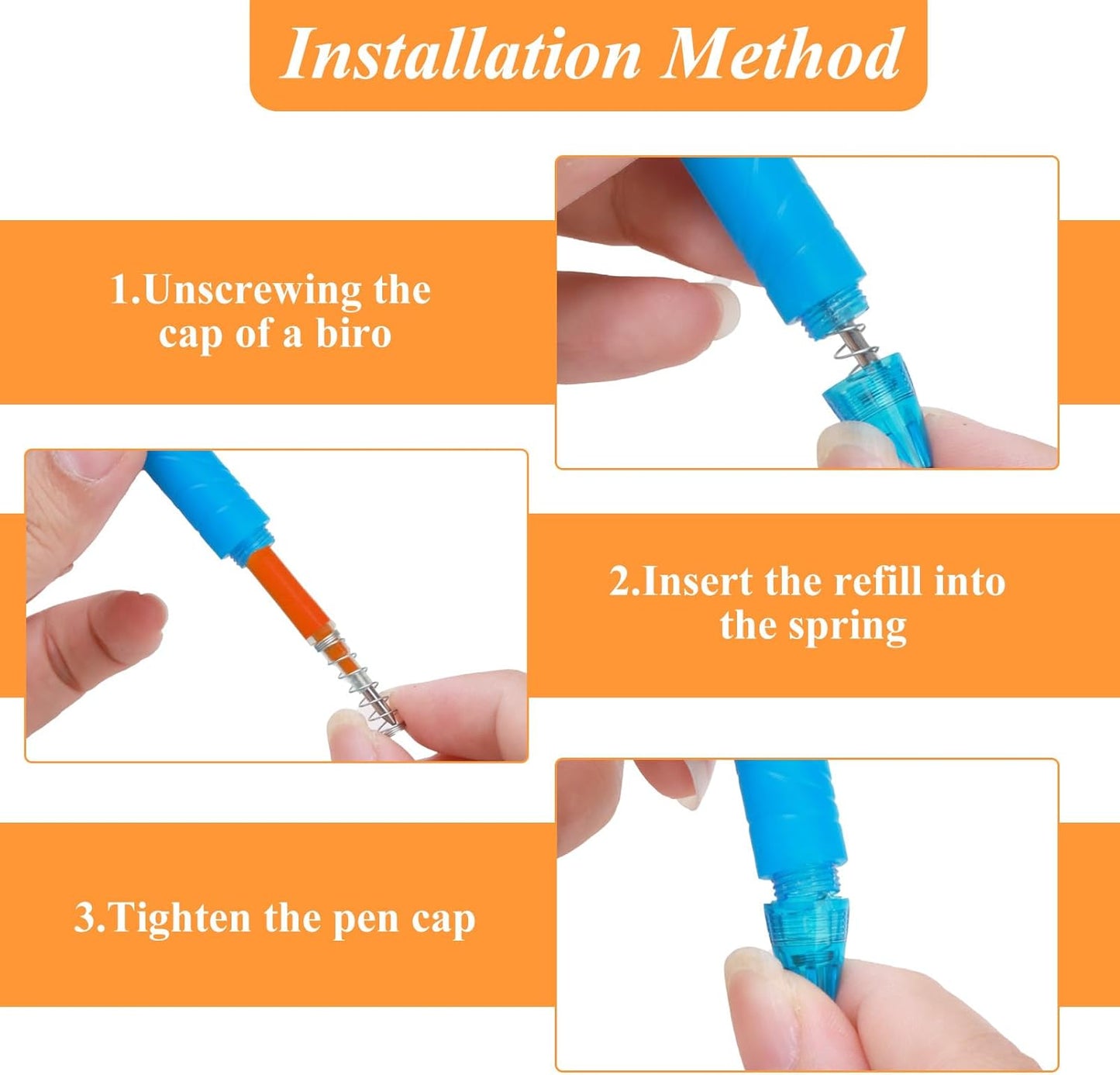 0.7 mm Erasable Gel Ink Pen Refills Compatible with Frixion Friction, Smooth Writing Multicolor Retractable Fine Point Pen Refill for School Office Home Art (8 Colors, 40)