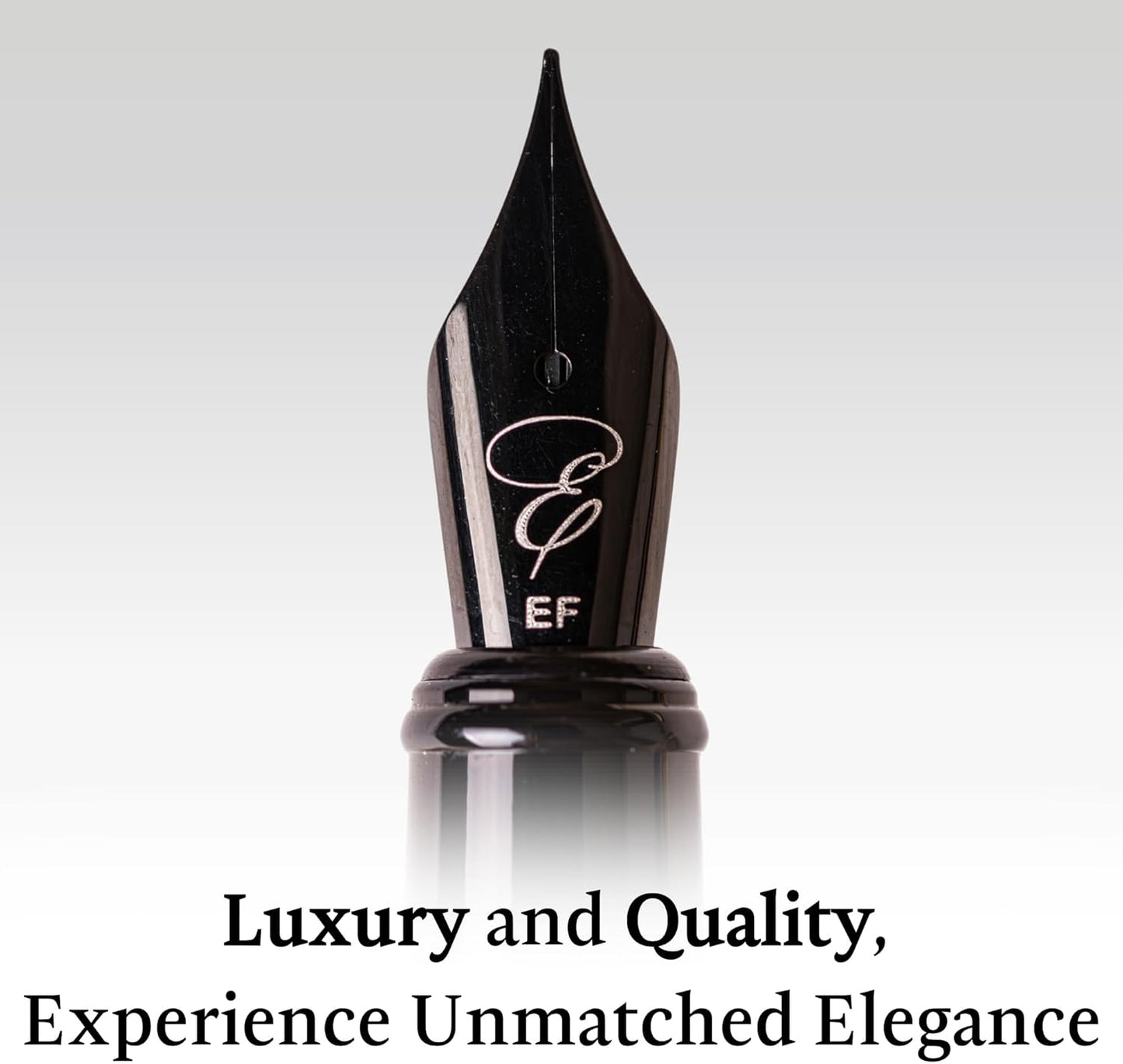 Elegant Wood Fountain Pen Set – Includes Wooden Pen Box, Ink Converter, 6 Ink Cartridges, and Gift Box – Writing, Calligraphy