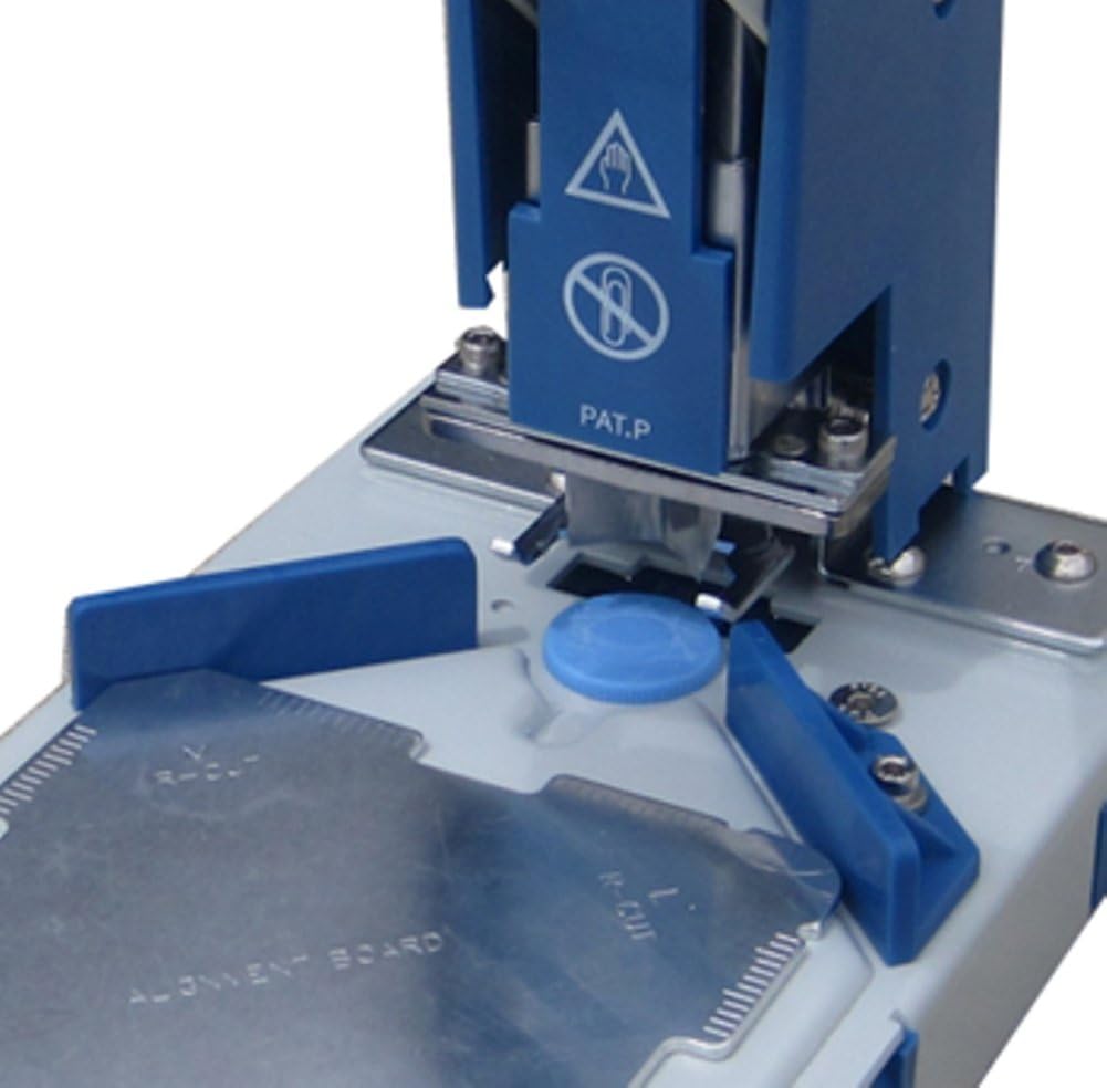 RCC-110 6-in-1 Heavy-Duty Corner Cutter Rounder, 10mm or 3/8" thick stack (about 110 sheets) of 20lb paper maximum cutting capacity, With chip tray & tool/dies storage tray