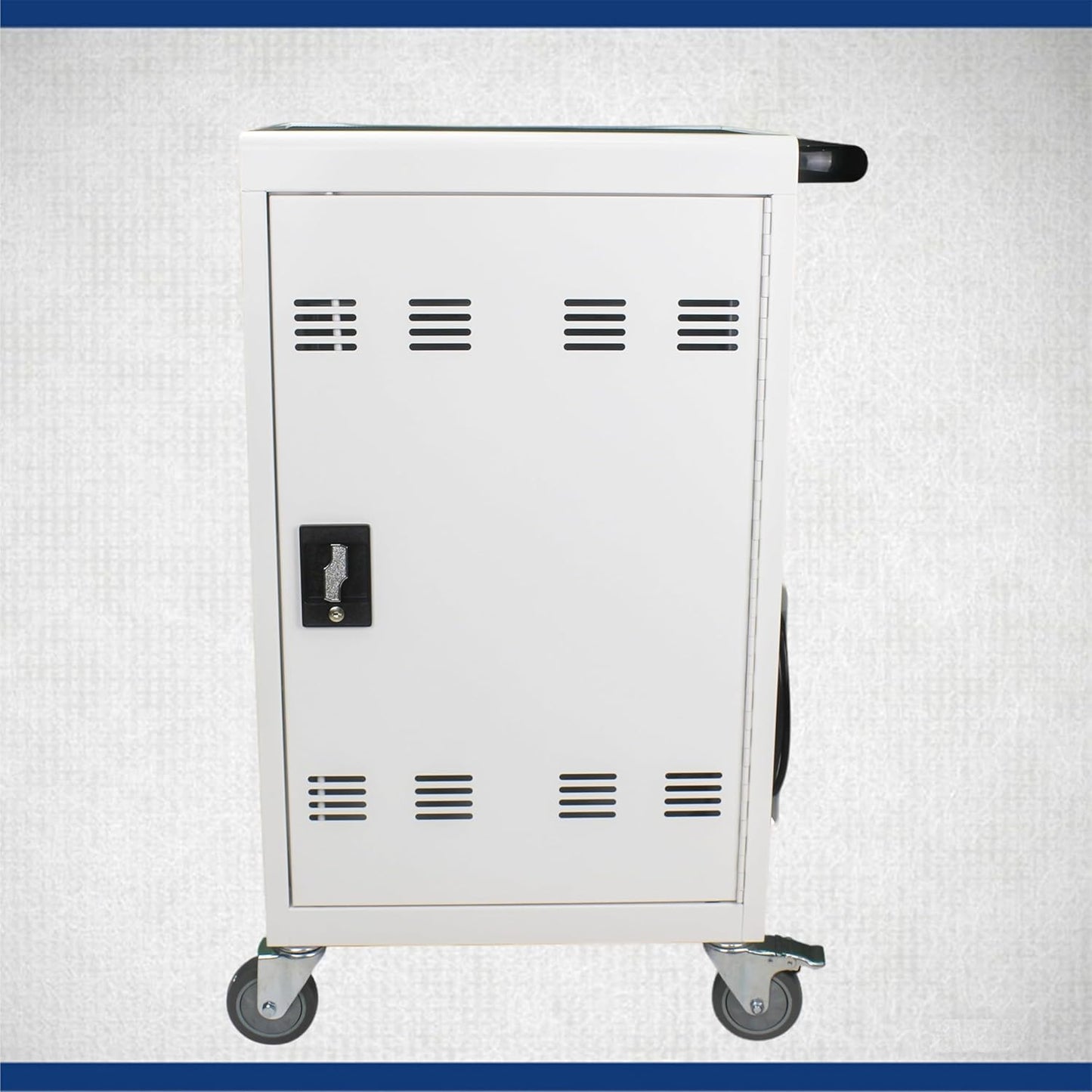 35 Device Mobile Charging Station for Laptops/Tablets/iPads/Chromebooks,35 Bay Lockable Charging Cabinet with Cable Management & Power Strip, Laptop & Tablet Storage Carts,Easy Assembly