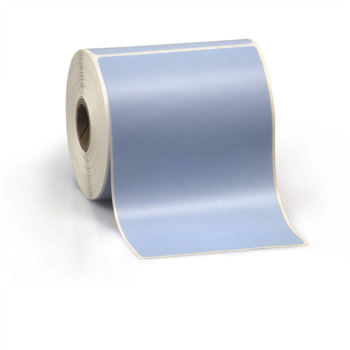 4" X 6" Direct Thermal Perforated Stickers Labels for Shipping Labels, Inventory, and Color Coding - Compatible with Zebra, Rollo, Godex and More (Blue, 12 Rolls)