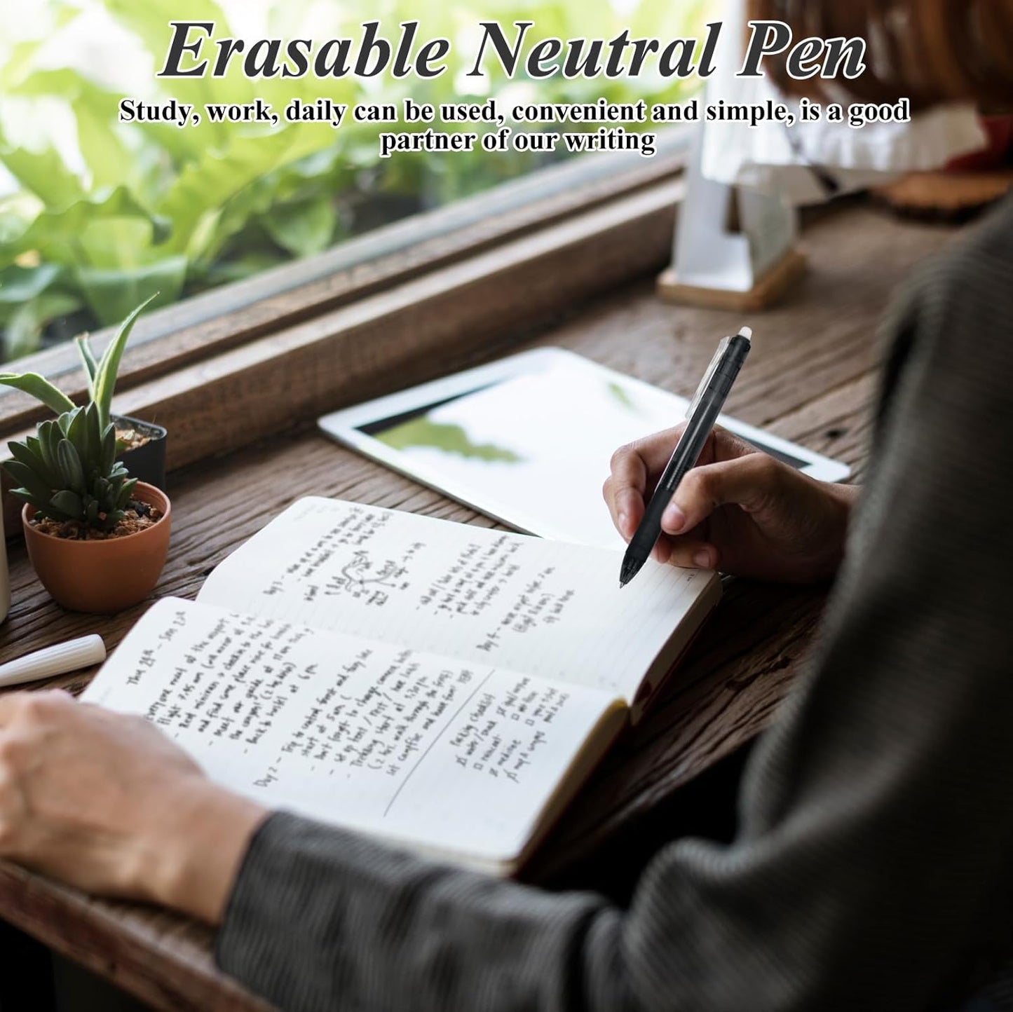 0.7 mm Erasable Gel Ink Pen Refills Compatible with Frixion Friction, Smooth Writing Multicolor Retractable Fine Point Pen Refill for School Office Home Art (Black, 24)