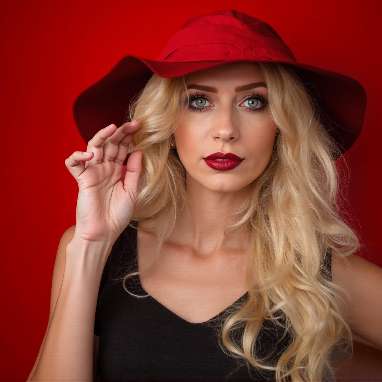 Kate Seamless Paper Backdrop Red Seamless Backdrop Paper Rolls (86''x32.8' Scarlet)