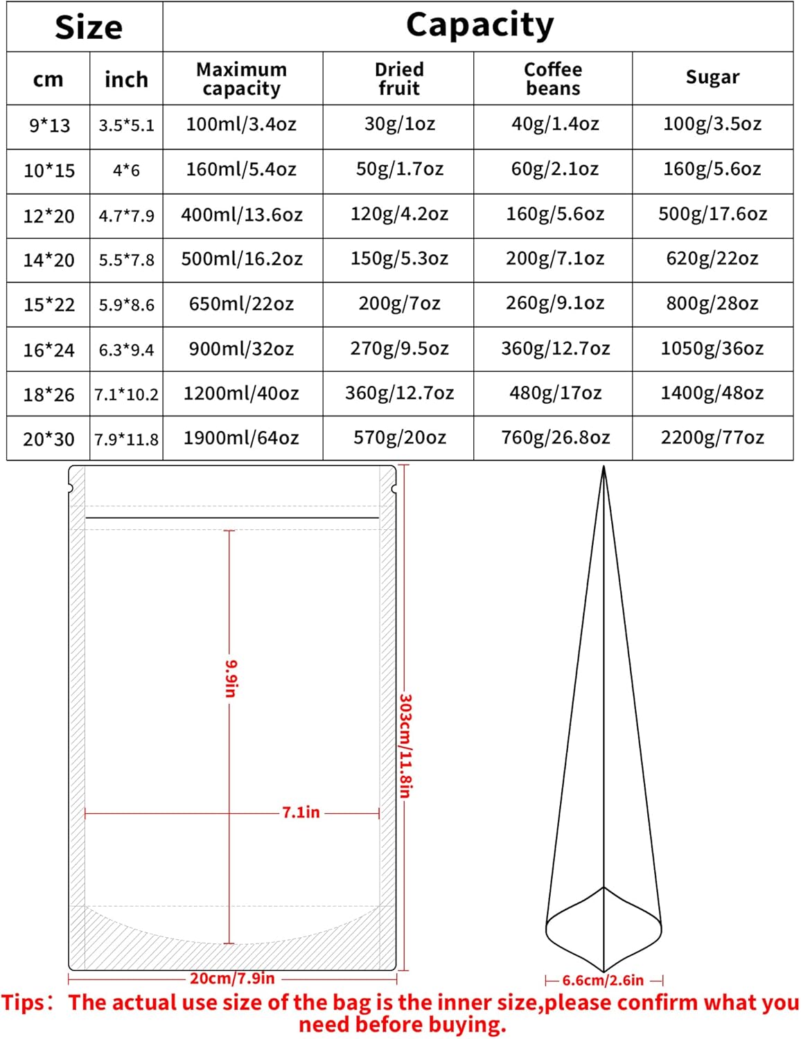 FireKylin 100 Pack Smell Proof Bags 7.9" x 11.8", Resealable Bags with Matte Window, Foil Pouch Stand Up Sealable Bags for Packaging（Blue）