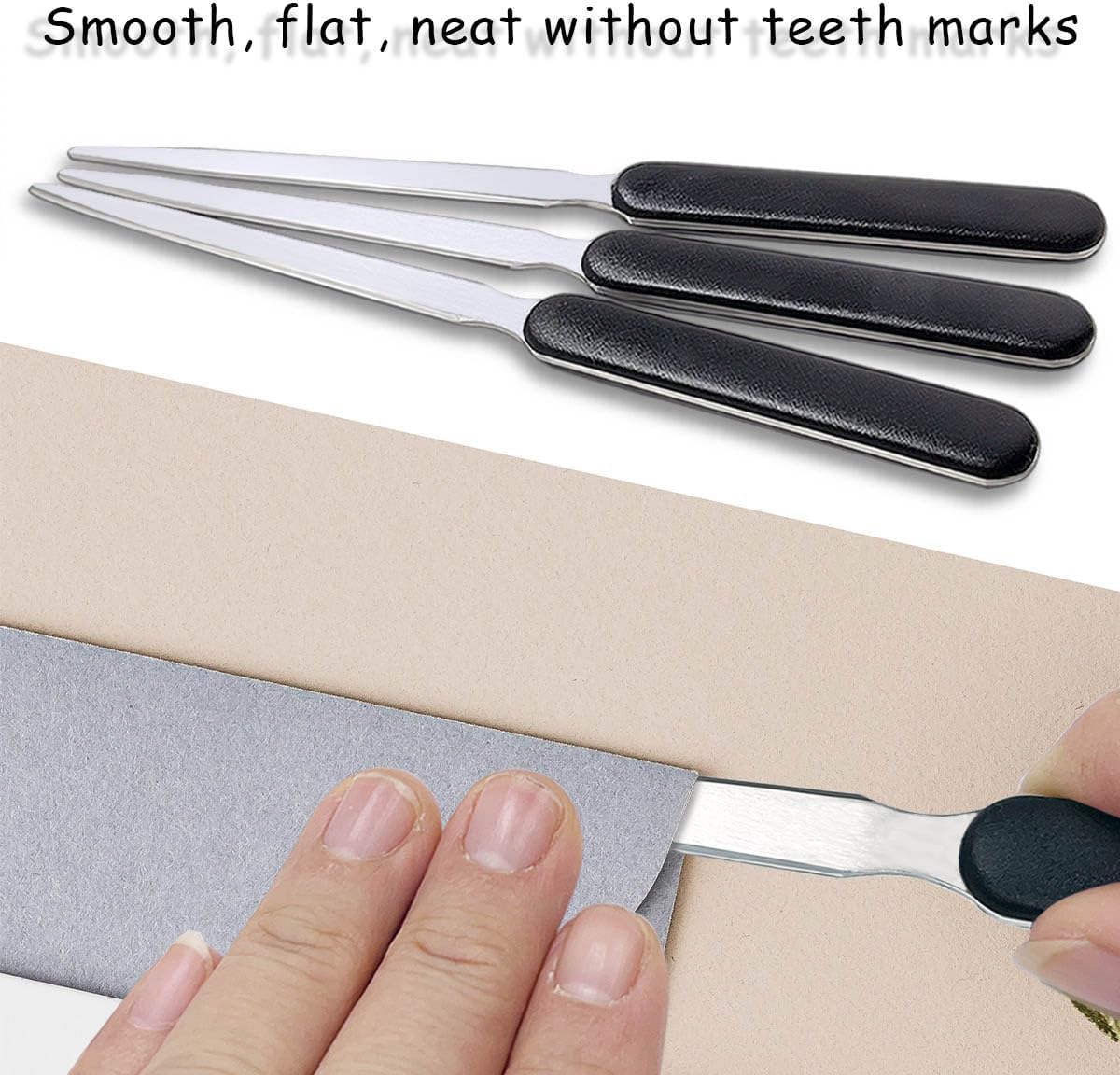 4Pcs Stainless Steel Letter Opener Knife, Lightweight Mail Slitters, Office & Home Use