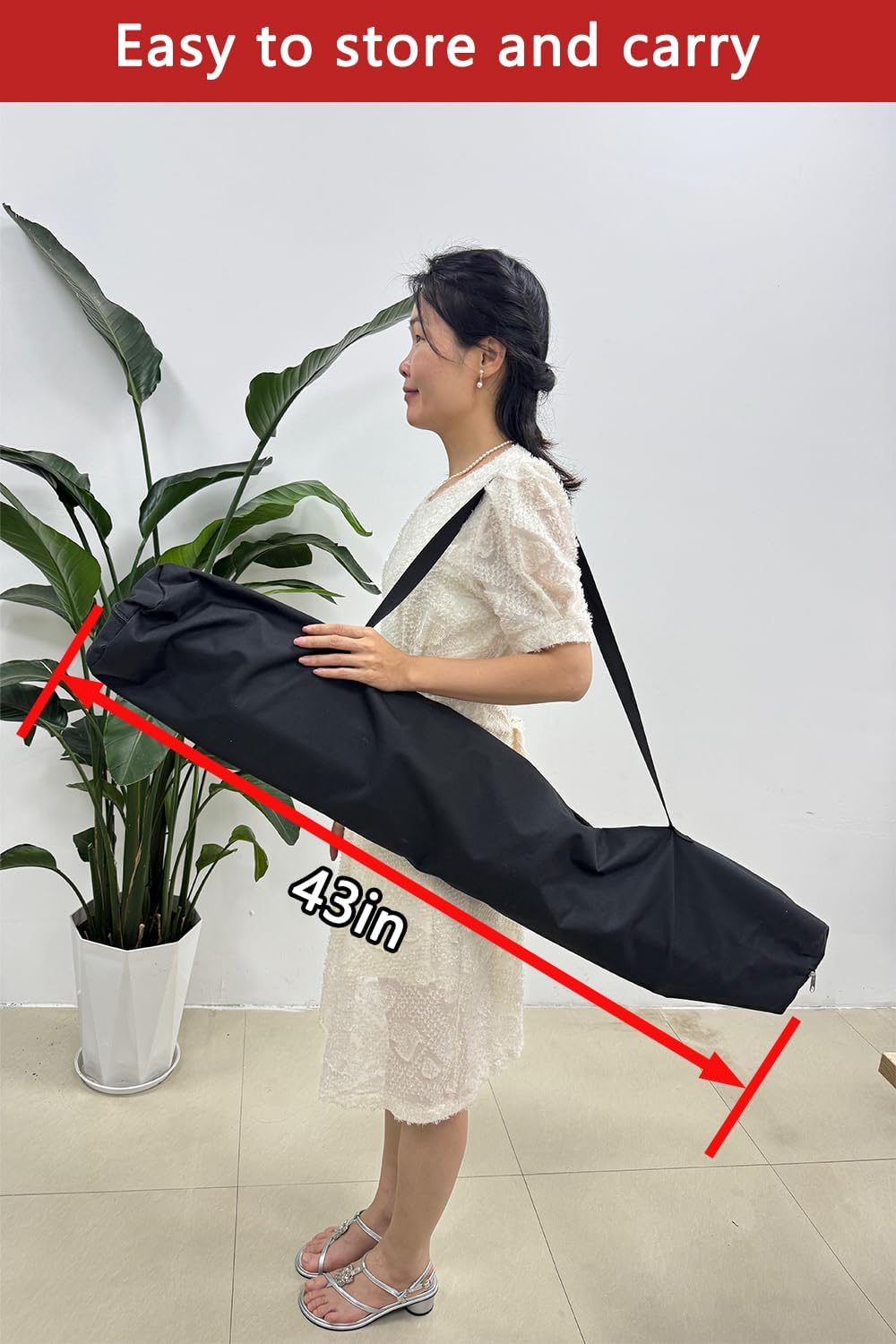 Projector Screen with Stand Outdoor 80 inch 4K HD 1.5-Gain Wrinkle-Resistant Movie Screen, 160° Viewing Angle, Projection Screen for Movie Night and Indoor 【80in】