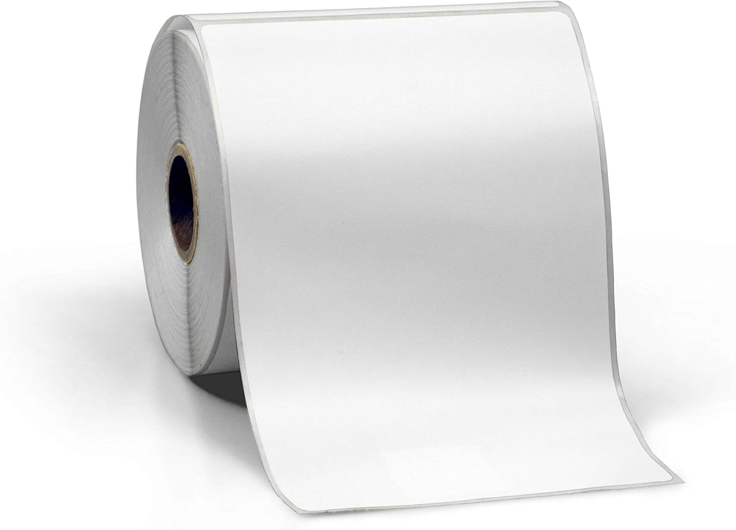 4" X 6" Direct Thermal Perforated Stickers Labels for Shipping Labels, Inventory, and Color Coding - Compatible with Zebra, Rollo, Godex and More (White, 6 Rolls)