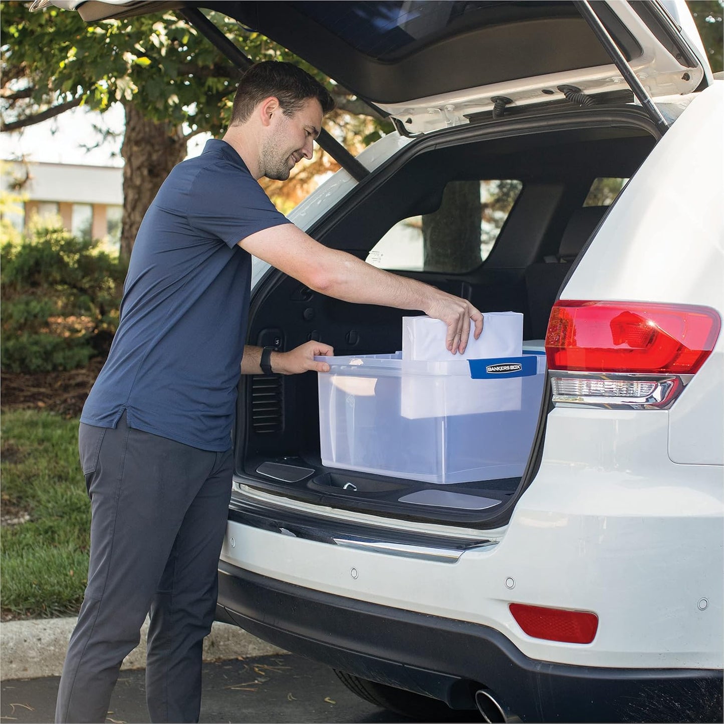 Bankers Box Heavy Duty 20" Plastic Letter File Box