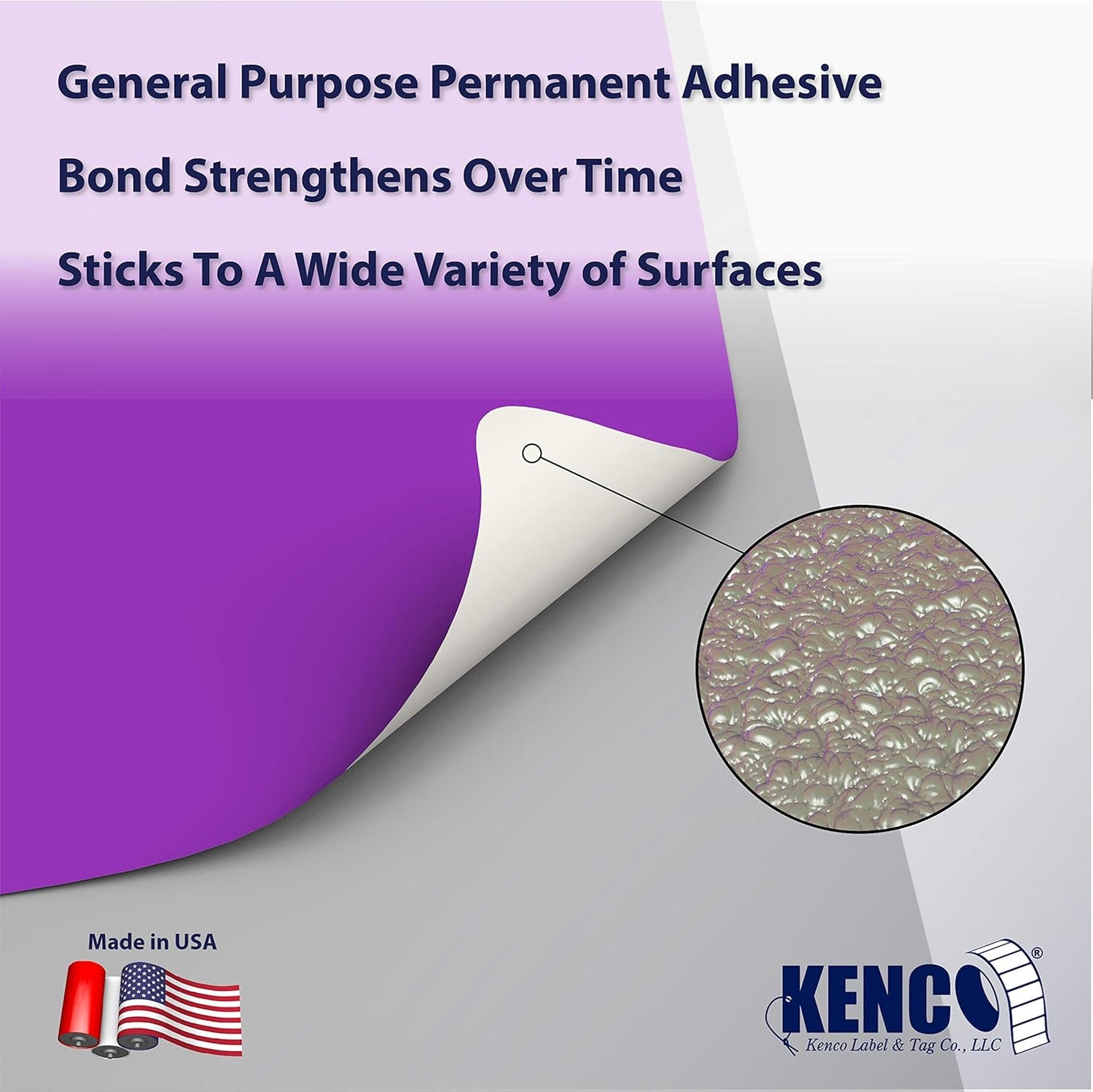 4" X 6" Direct Thermal Perforated Stickers Labels for Shipping Labels, Inventory, and Color Coding - Compatible with Zebra, Rollo, Godex and More (Purple, 12 Rolls)