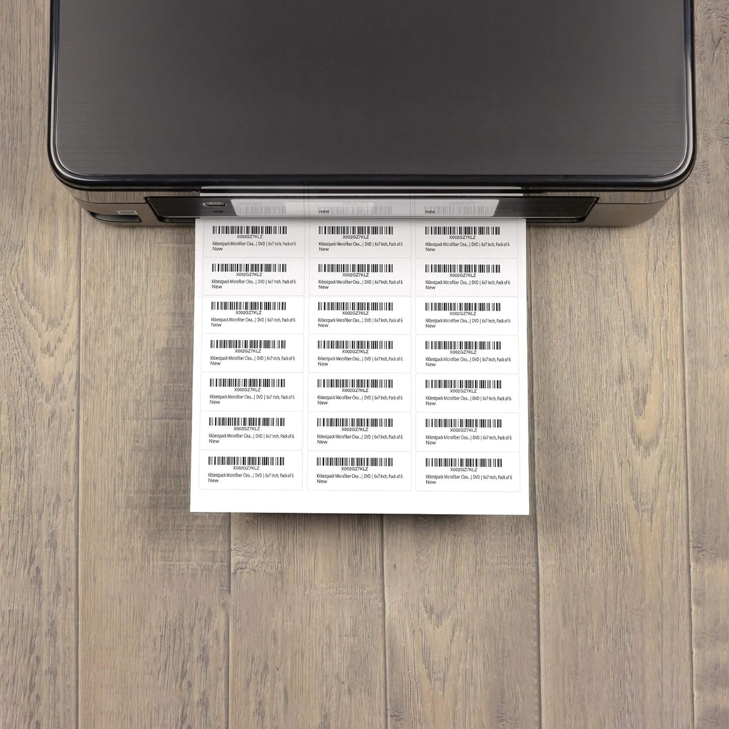 KKBESTPACK 30 Up Shipping Address Labels – 1” x 2-5/8” Self-Adhesive Barcode FNSKU Stickers for Inkjet and Laser Printer (500 Sheets / 15000 Labels)