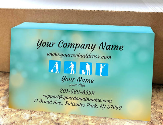 IMPACTONLINEPRINTING, Business Cards 100pcs - Thick Smooth16Pt Paper(350gsm), Cleaning-3