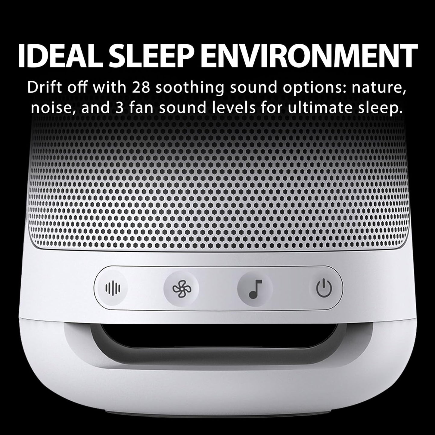 Avantree Dream - Sleep Sound Machine & White Noise Speaker with 28 Audio Tracks, Built-in Timer, Portable Build, and Built-in Night Light, Sleeping Speaker for Adults